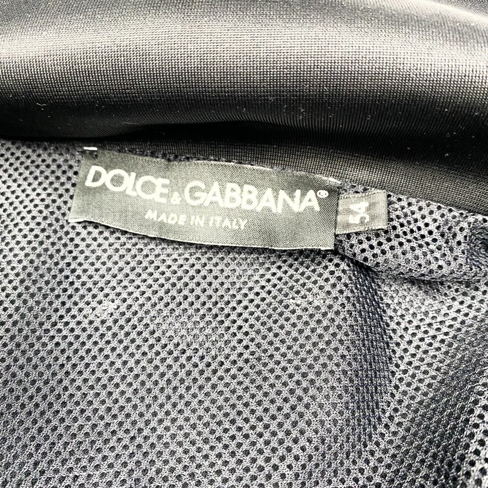 Dolce & Gabanna Logo Plaque Men Bomber Jacket - Picture 5 of 7